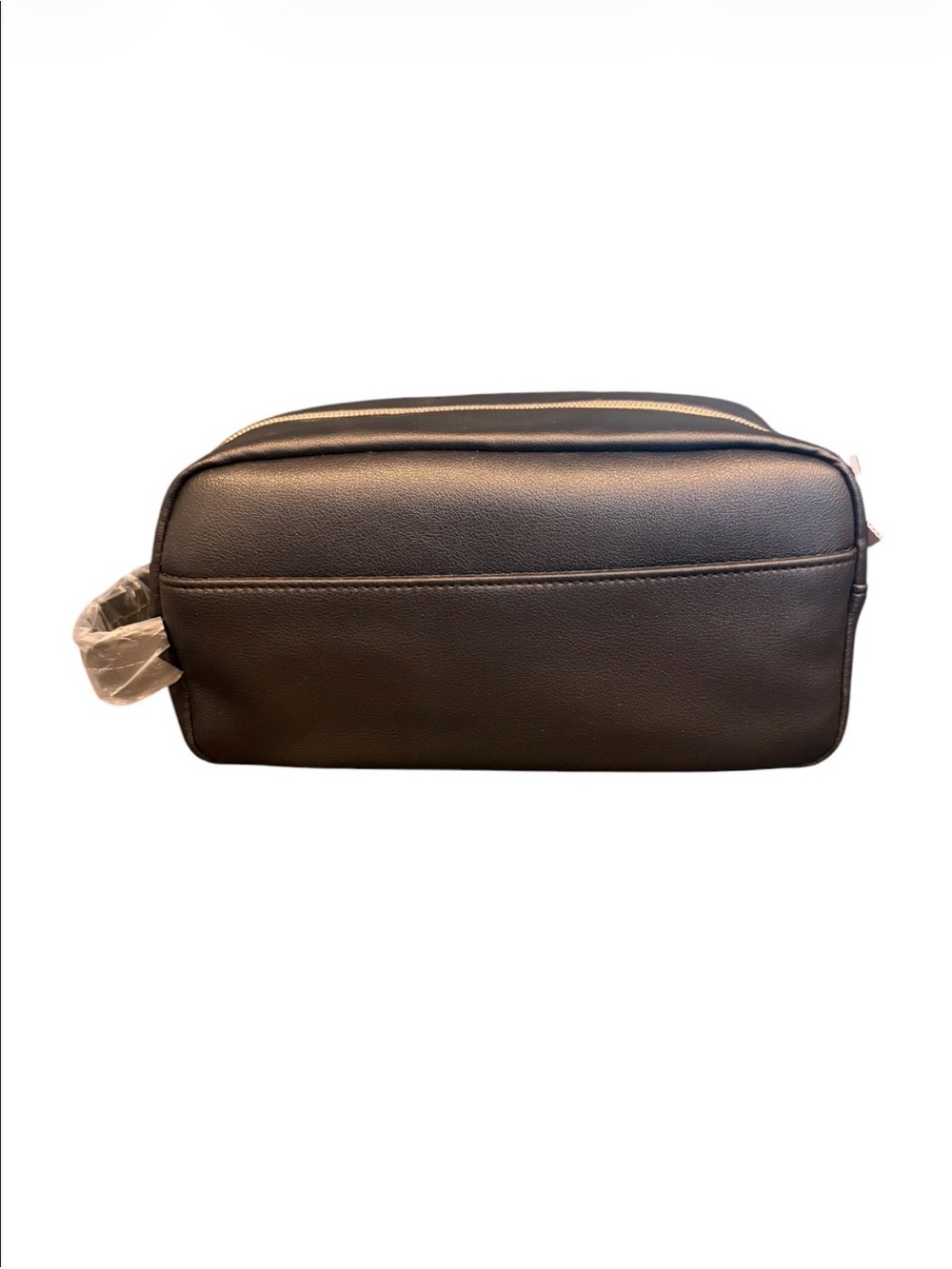 NWT Bath & Body Works Black Faux Leather Toiletry Bag
